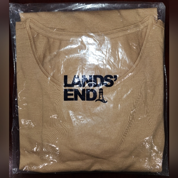 Lands' End Tops - Lands' End Women's Long Sleeve Warm Sienna T-Shirt XL Tall New In Package